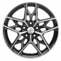 Khomen Wheels KHW1709 7x17 5x108 ET45 60,1 Black-FP